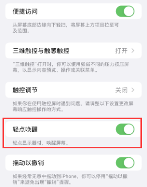 麒麟苹果授权维修站分享iPhone轻点无法唤醒怎么办 