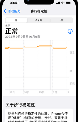 麒麟iPhone手机维修如何在iPhone开启'步行稳定性通知'